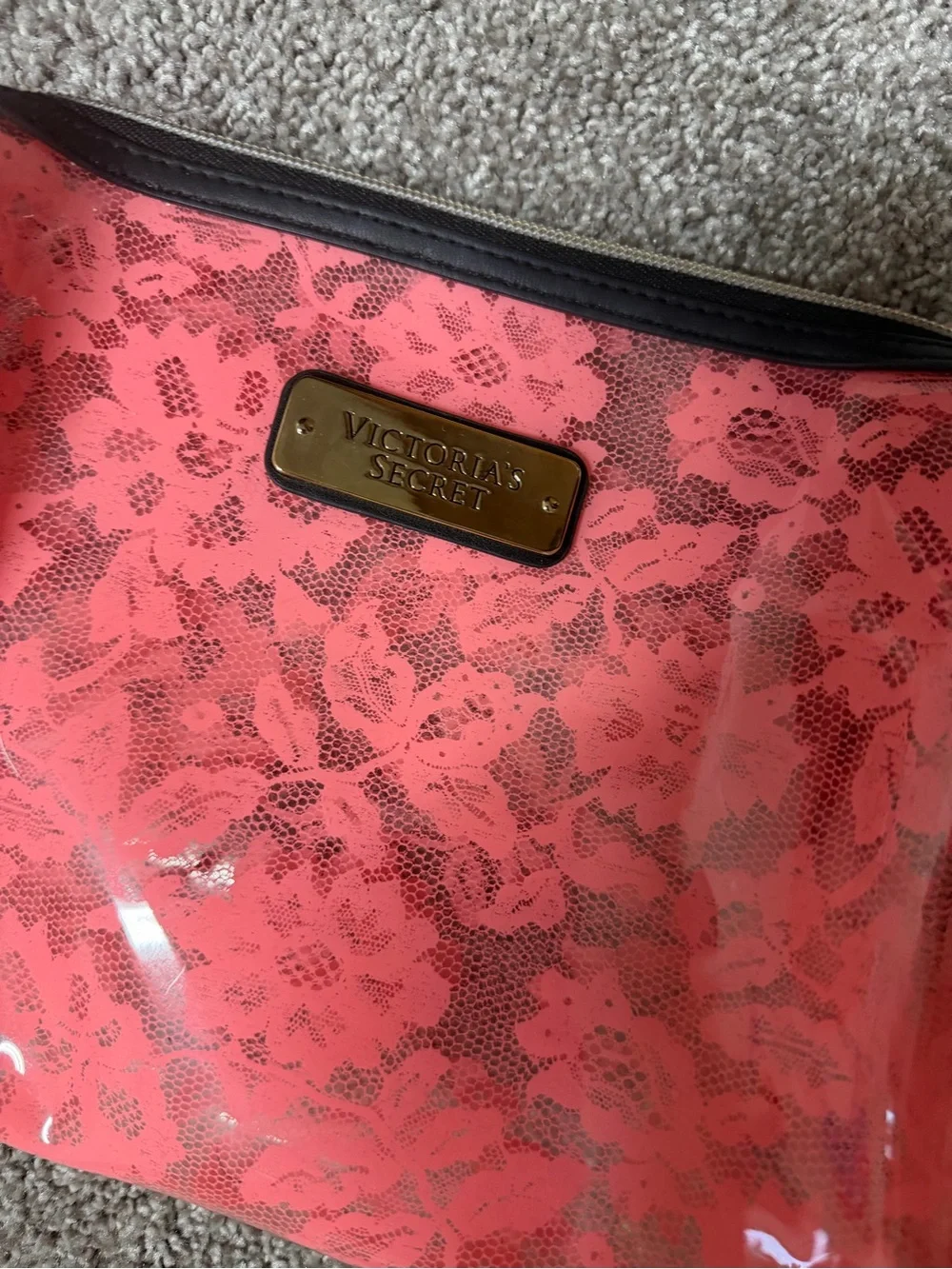 Victorias Secret clear cosmetic